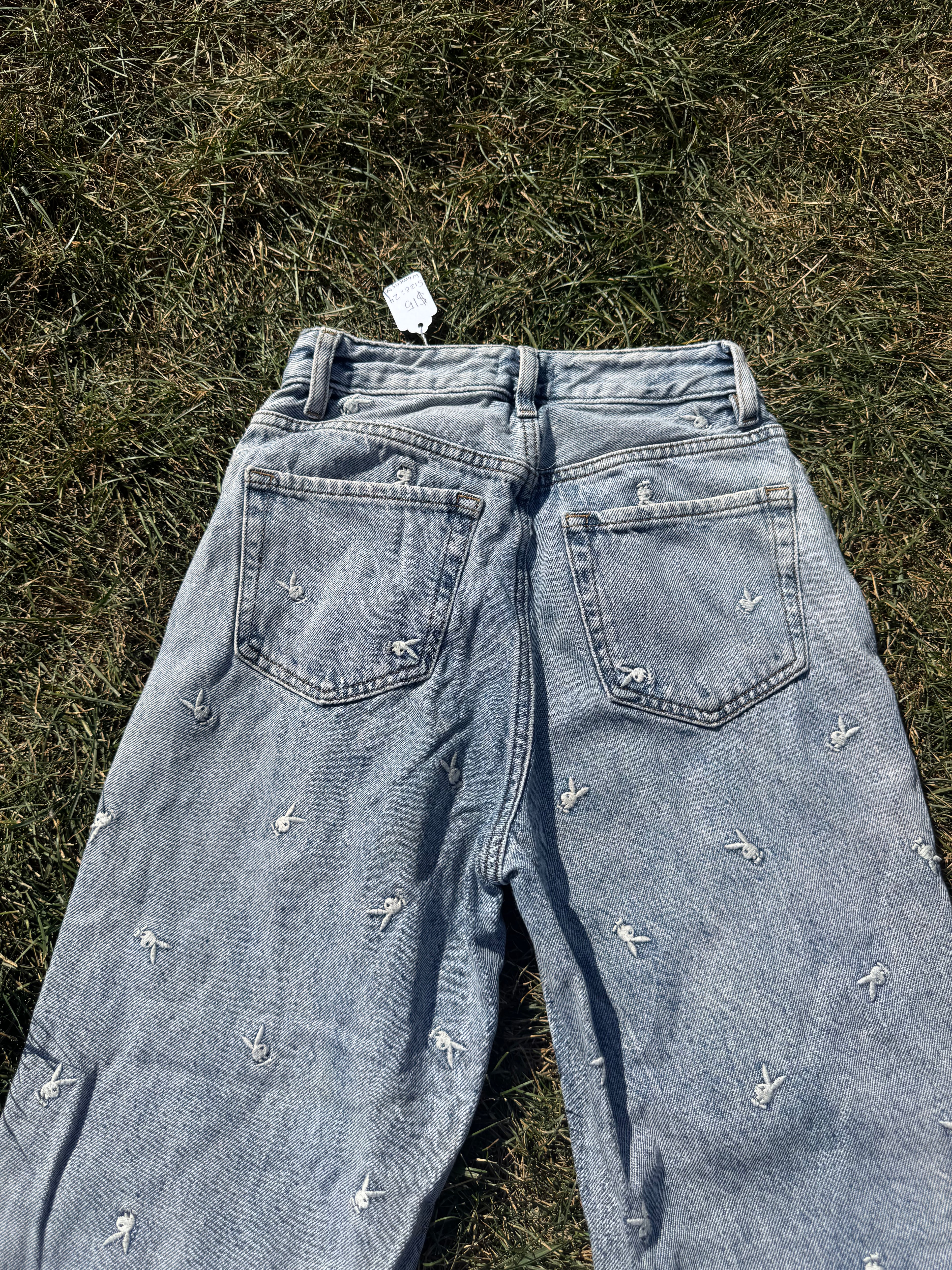 Playboy Embroidered Jeans Size 24