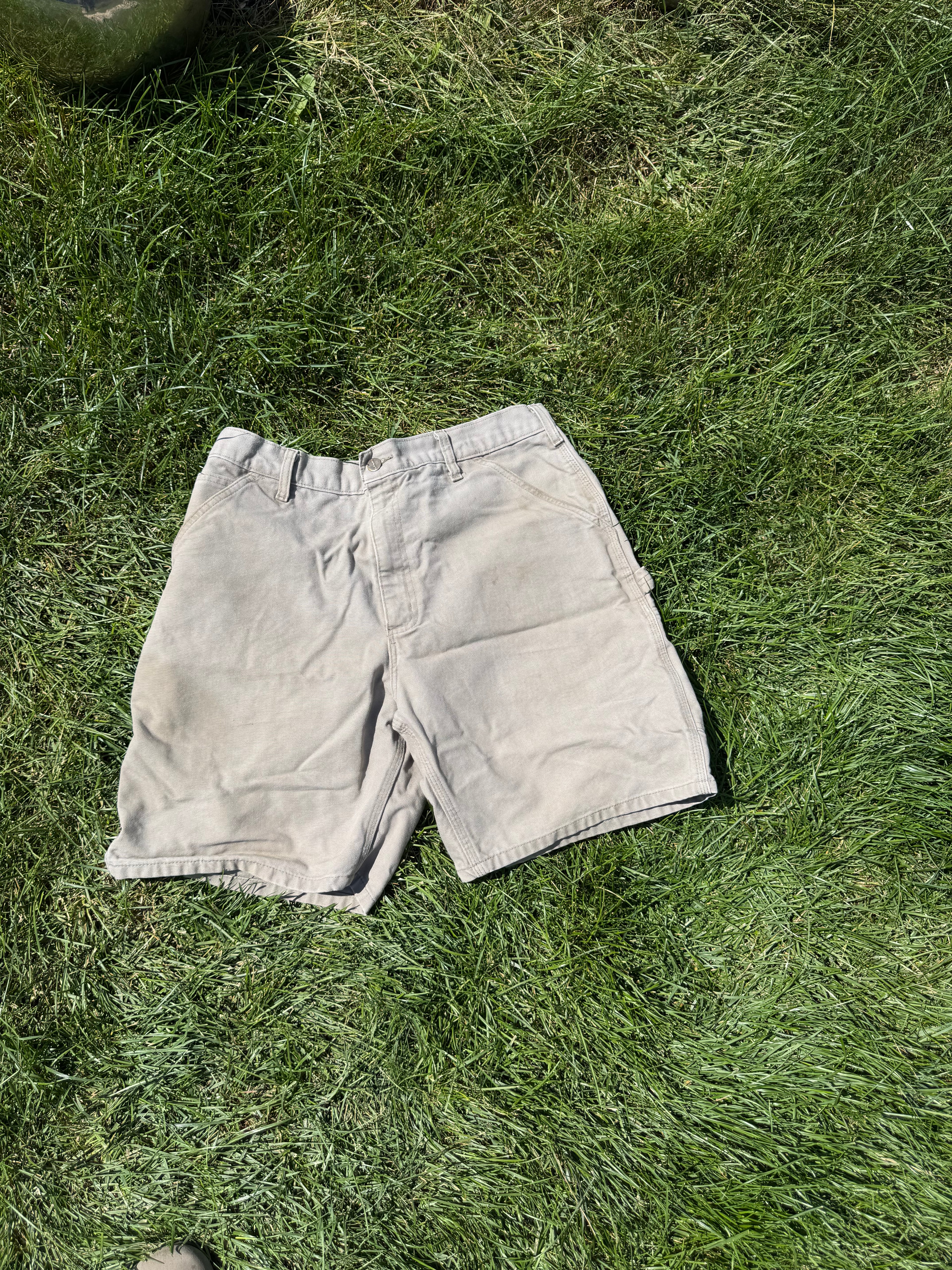 Vintage Carhartt Carpenters Shorts Khaki