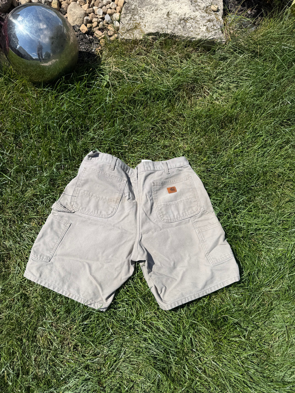 Vintage Carhartt Carpenters Shorts Khaki