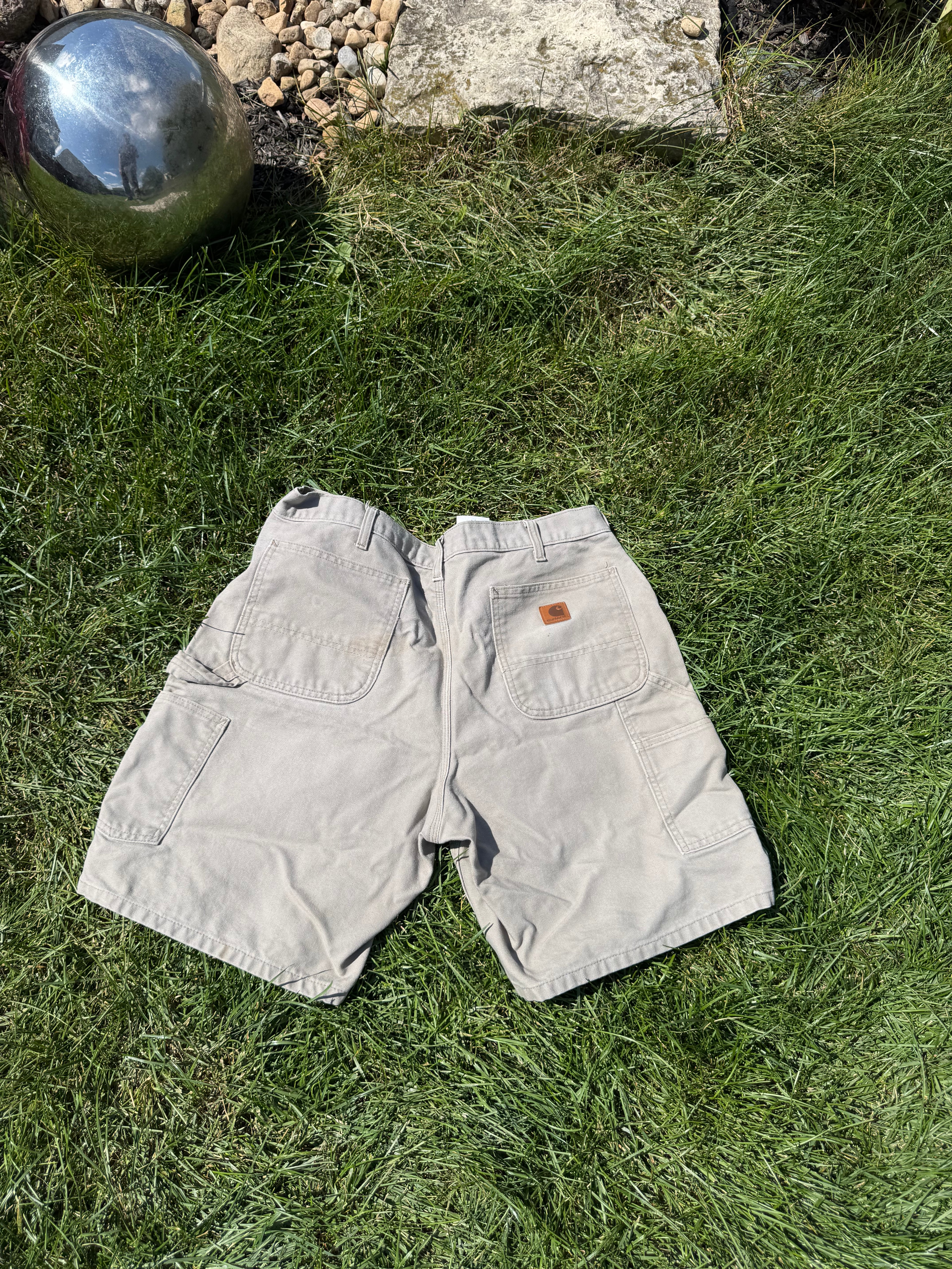 Vintage Carhartt Carpenters Shorts Khaki