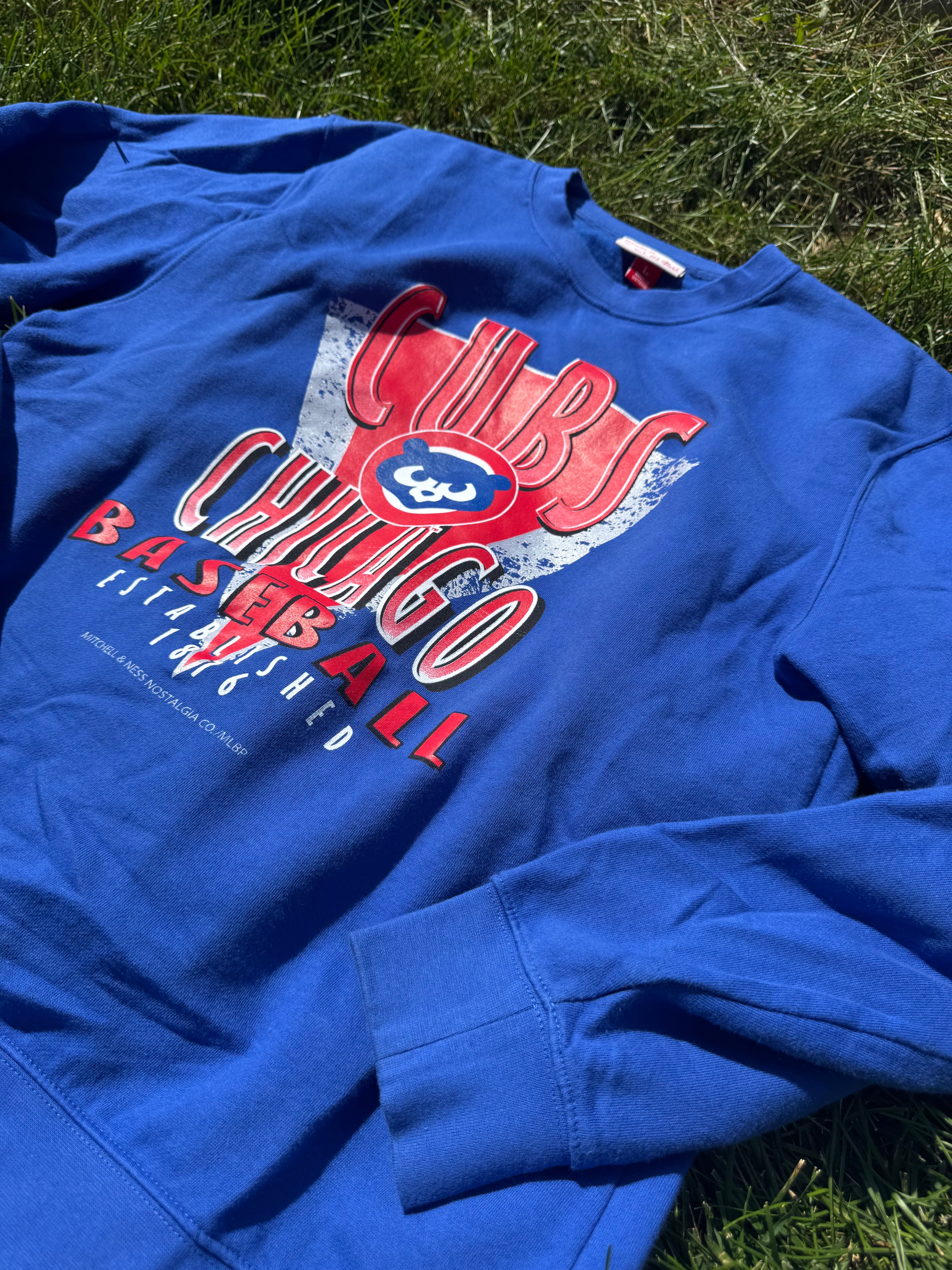 Mitchell & Ness Retro Cubs Sweater